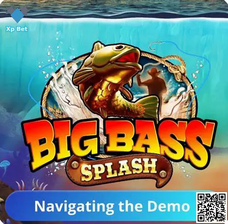 Tela central do Big Bass Splash com destaque para pesca, bônus e giros grátis